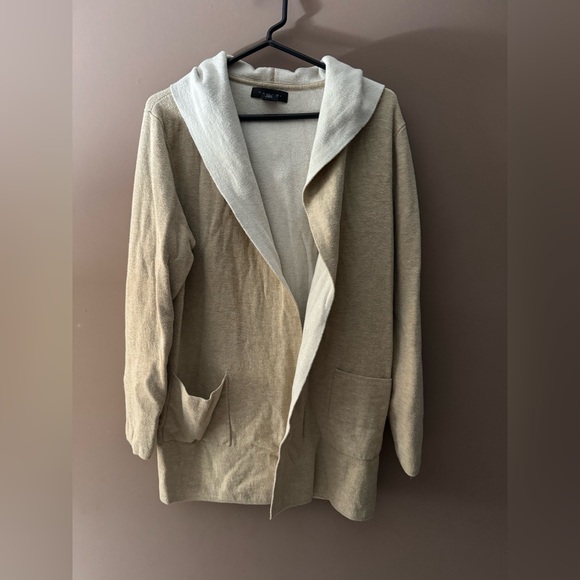 TAHARI Hooded Cardigan - Picture 1 of 5